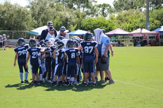Bobcats tackle football game action