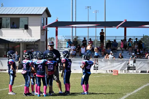 Bobcats tackle football game action