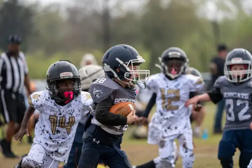 Bobcats tackle football game action