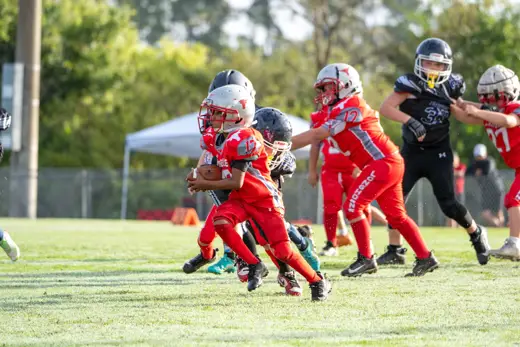 Bobcats tackle football game action