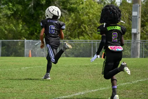 Bobcats tackle football game action