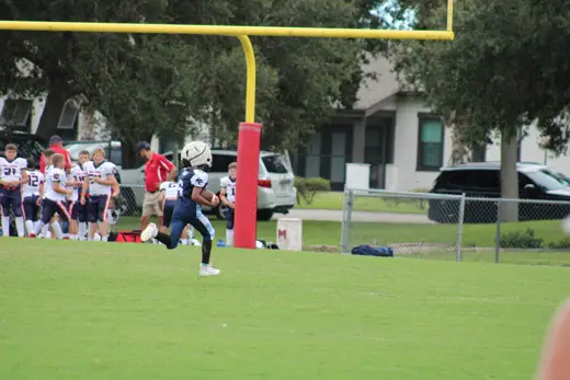 Bobcats tackle football game action